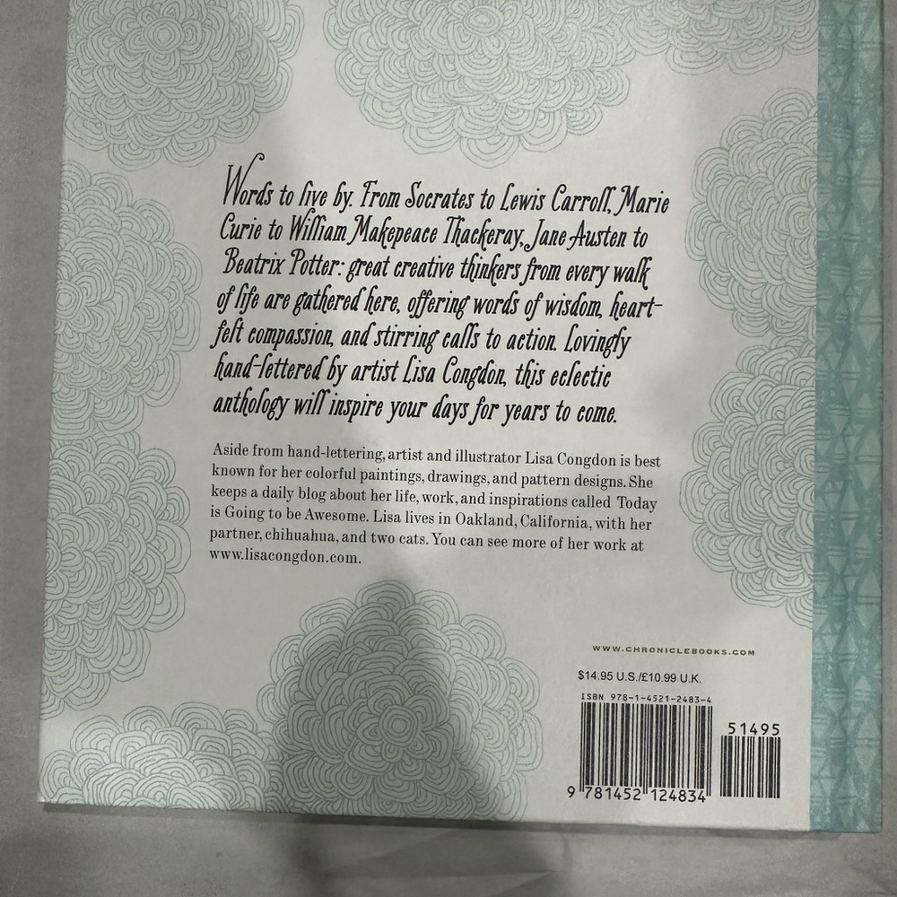 Inspirational Quote Book with Colorful Hot Air Balloon - Picture 2 of 2